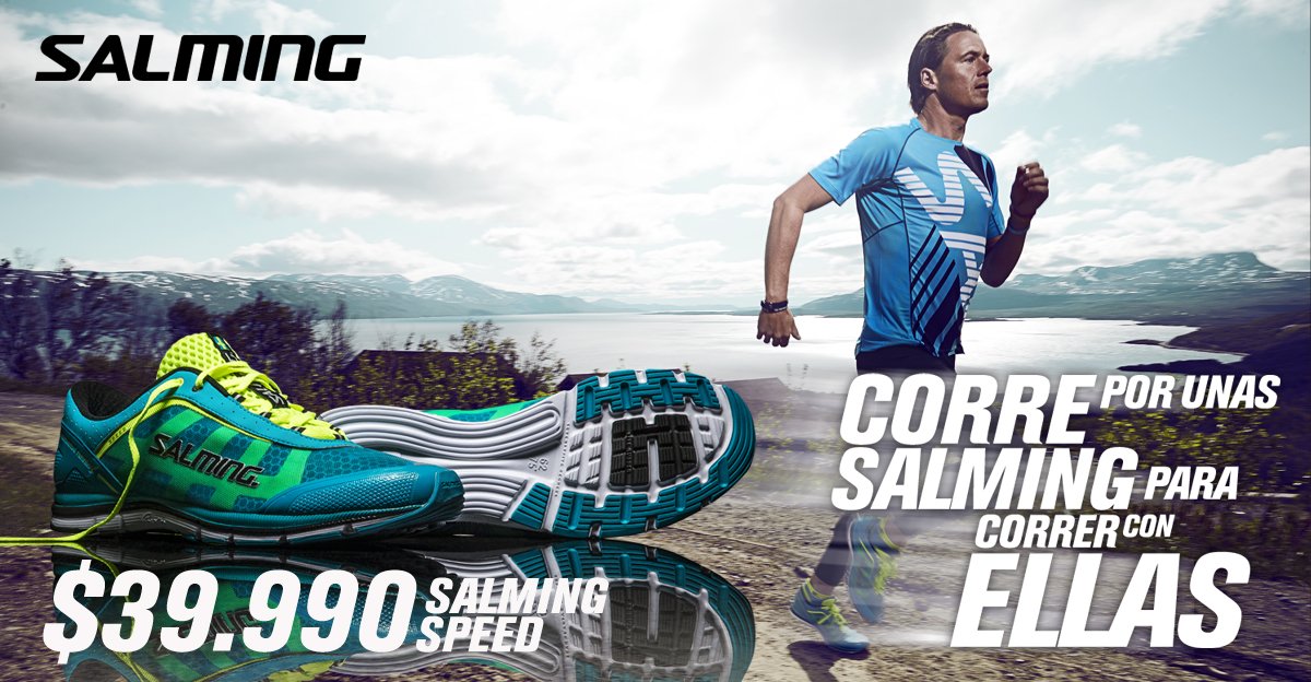 salmingCL's tweet photo. Aprovecha la oportunidad para tener unas Salming
y prepárate para la maratón de Santiago 2017. https://t.co/MFXS9DsLLe https://t.co/uLxaXxGc2H