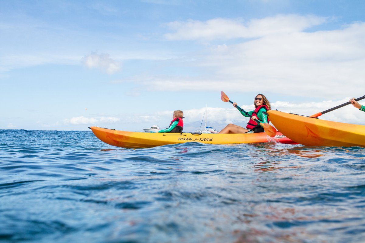 Enjoy a Kayak Eco Tour with the family while on vacation! #maui #kayakmaui #kayakecotour