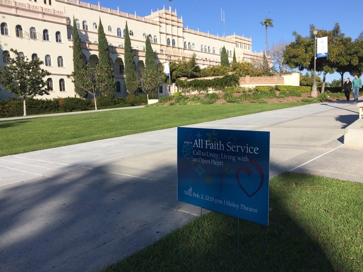 The annual All-Faith Service will be held Thursday, February 2 at 12:15 p.m. in Shiley Theatre. Come one, come all if you're interested!