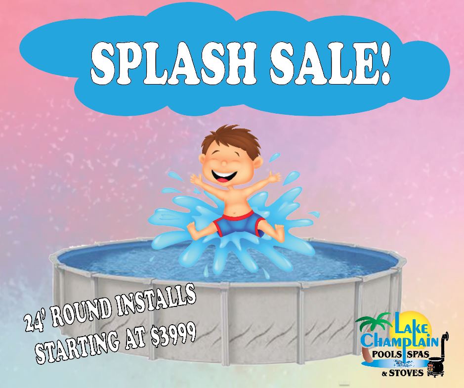 All pools on sale through February! Stop in for great deals and spring installations.
