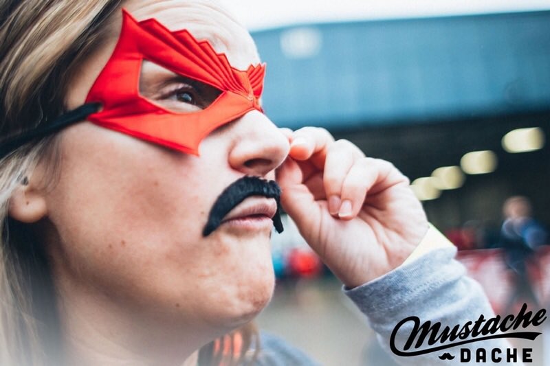 Not all heroes wear capes...some wear amazing mustaches ✨#mustache #5k