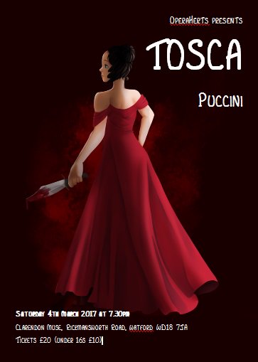 OperaHerts (@hertsopera) on Twitter photo OperaHerts - Tosca, 4th March, Clarendon Muse Watford, 7.30pm. Tickets £20, under 16s £10.
For tickets, email operaherts@trefor.myzen.co.uk OperaHerts - Tosca, 4th March, Clarendon Muse Watford, 7.30pm. Tickets £20, under 16s £10.
For tickets, email operaherts@trefor.myzen.co.uk