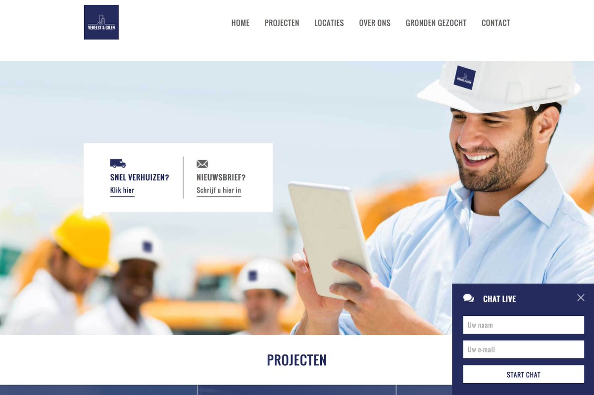 Vragen over specifieke projecten?Twijfel dan niet langer,er is nu een live chat op verelstgilen.be voor al jouw vragen. #VerelsGilen