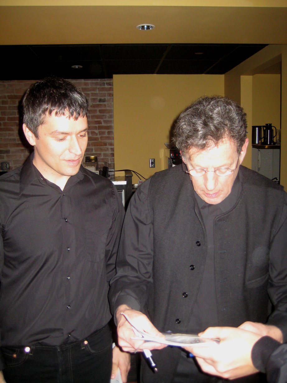 Happy 80th birthday Philip Glass.
So to stand awkward AF next to you in 2009. 