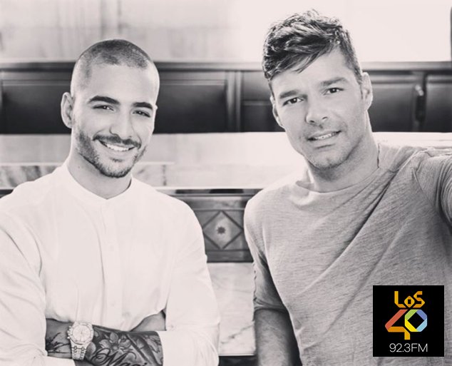 los40Paraguay's tweet photo. #Info40 @ricky_martin podría ser encarnado por @maluma en una serie sobre su vida ---- > https://t.co/GzArSJrJ7Q https://t.co/SkAVh1YZ0N