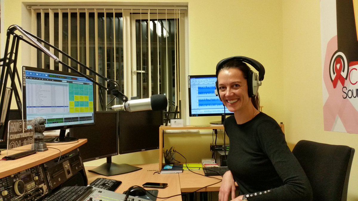 CharityRadio's tweet photo. Here's Marieke in studio to discuss https://t.co/X3XkKlHNqk in studio this evening @mariekeflament #ISMEhour https://t.co/E2kYjG5nKT