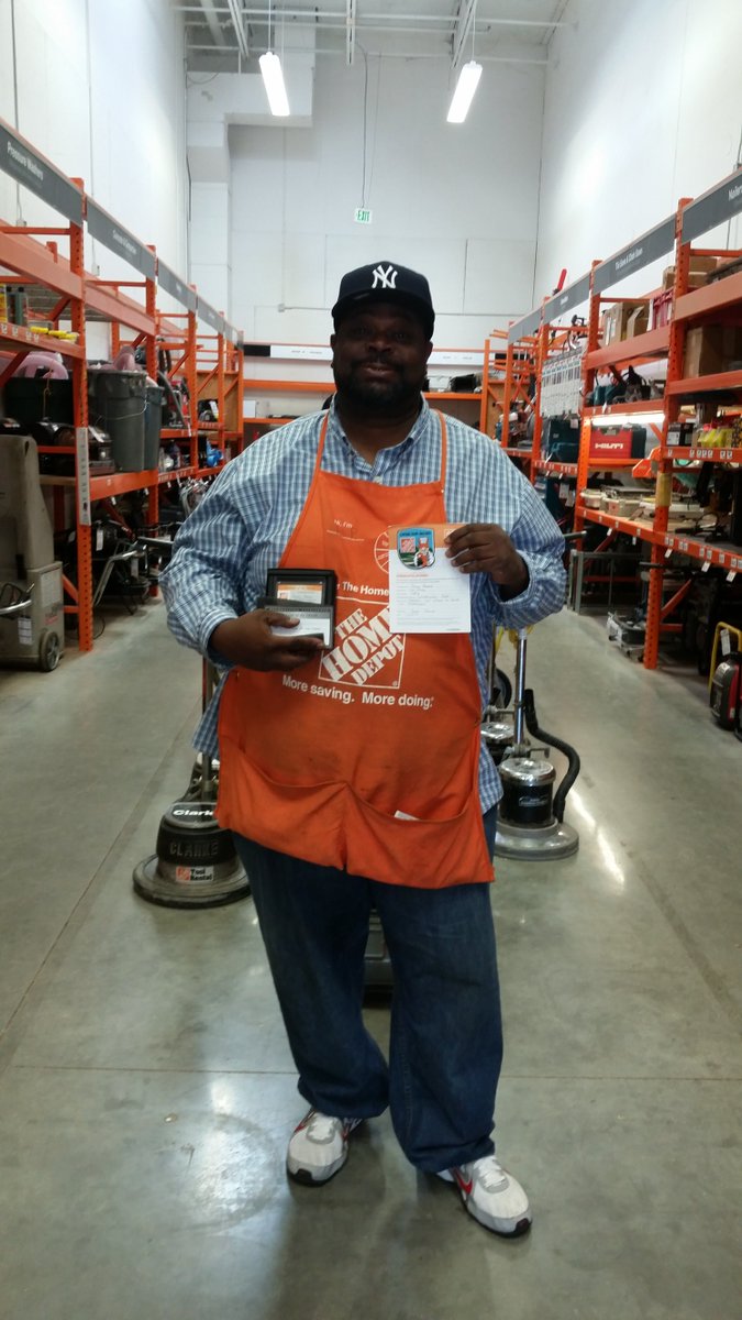 JGodwin0983's tweet photo. Store 0887 Tool Rental Employee of the Month for January is......RANDY PRINCE @1sherredavis @david_abernath1 @homedepot_0887 https://t.co/cXeFa1WTIH