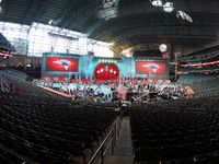 BiggsBBQMoBay's tweet photo. Everything's bigger in Texas. Including... #SBOpeningNight at Minute Maid Park. 👇 #SB51 https://t.co/g81OpeAghu https://t.co/GNWlQ6yyOL
