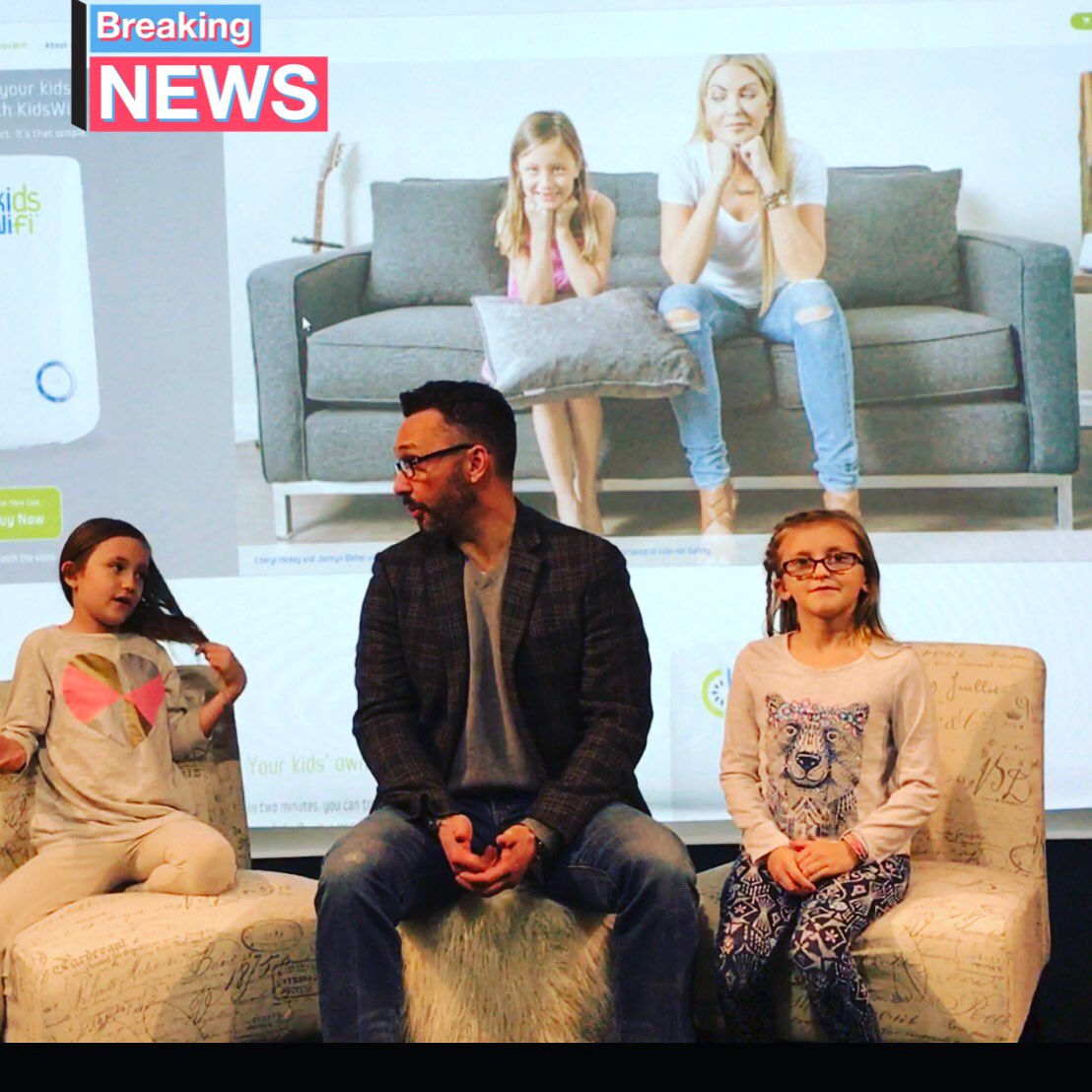 jazmynbieber's tweet photo. Stay tune for future episode of the #jazzyshow with @KidsWifi president John Stix. Fun and serious. #protectingkids https://t.co/PVQVgatM45