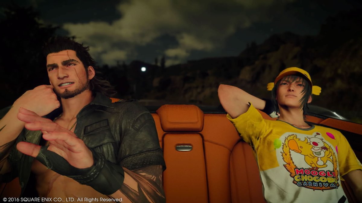 ffxvaddicted's tweet photo. So laidback #FF15 #Gladiolus #Noctis #PromptosPOV #PS4share https://t.co/UANIHa9ZtQ