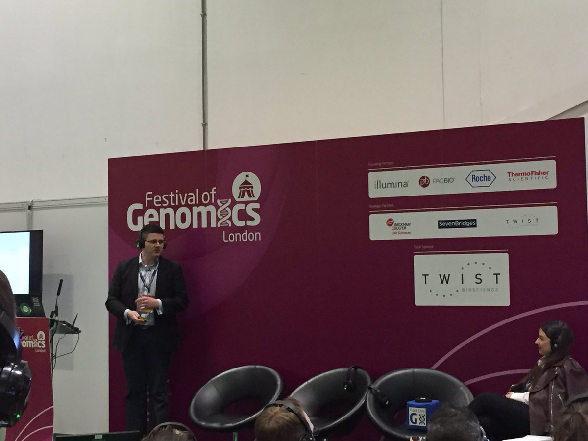 algenome's tweet photo. Manuel Corpas talk "A family experience with open-access personal genomics"
#GenomicsFest #genomics #flgenomics https://t.co/nRgli0QZsj
