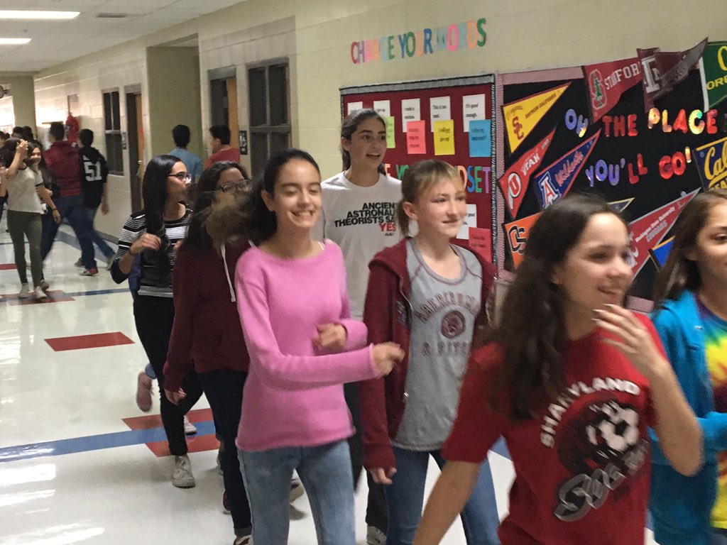 Celebrating our 8th Girls Cross Country District champs today with a parade and cake! Congrats, we are so proud of you!