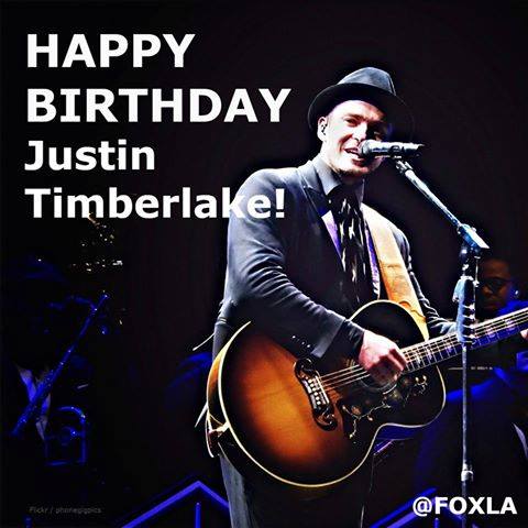 Happy birthday, Justin Timberlake  The singer, songwriter, actor and record producer turns 36 today. 