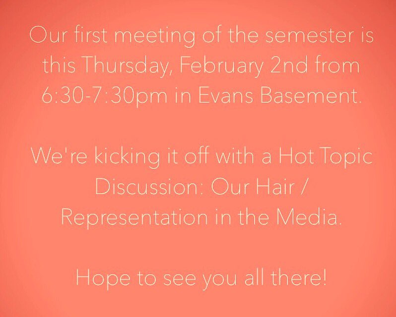 SimmonsBso's tweet photo. Join us for our first meeting and Hot Topic Discussion for Black History Month ✨ https://t.co/9XYgSwRulA
