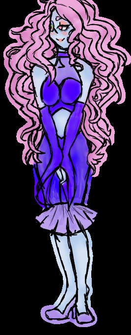 //a full photo of Rainbow Moonstone-- she a beb