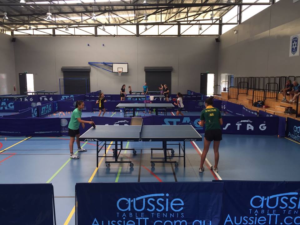 PerthTTClub's tweet image. It was all action on the Oz Day weekend with a #Perth #tabletennis coaching clinic run by Swede Michaela Karlsson &amp;amp; Holly Nicolas Oz No1 U18