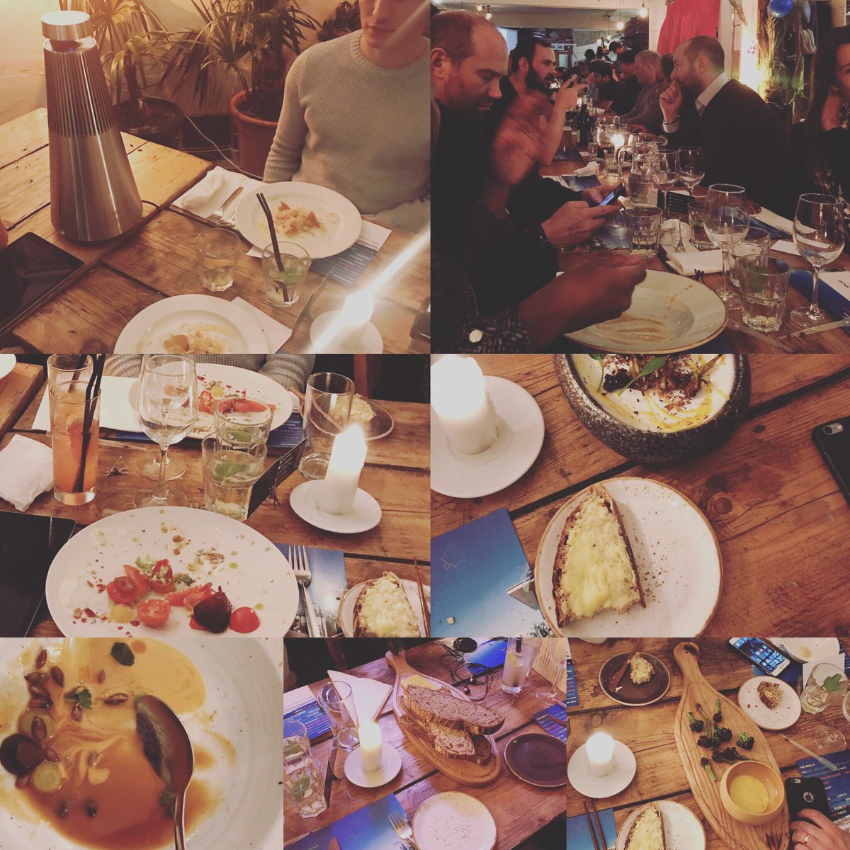 BangOlufsenK's tweet photo. #Wow some really amazing dishes served tonight! Our taste buds are exploding with flavour that fuels our imagination! @ChefBenSpalding https://t.co/HfDGqe98RH