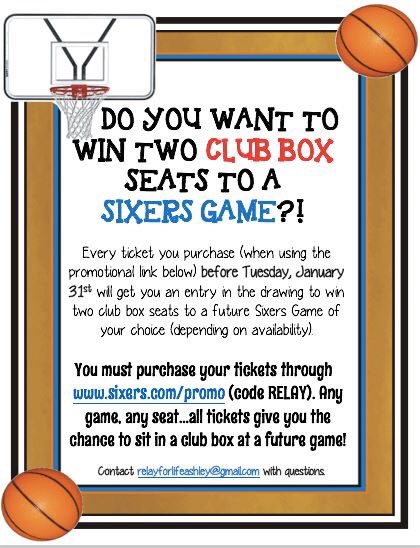 RFL__EMC's tweet photo. Time is running out to win your club box seats! #TrustTheProcess @Sixers https://t.co/pH3jPhcgWF