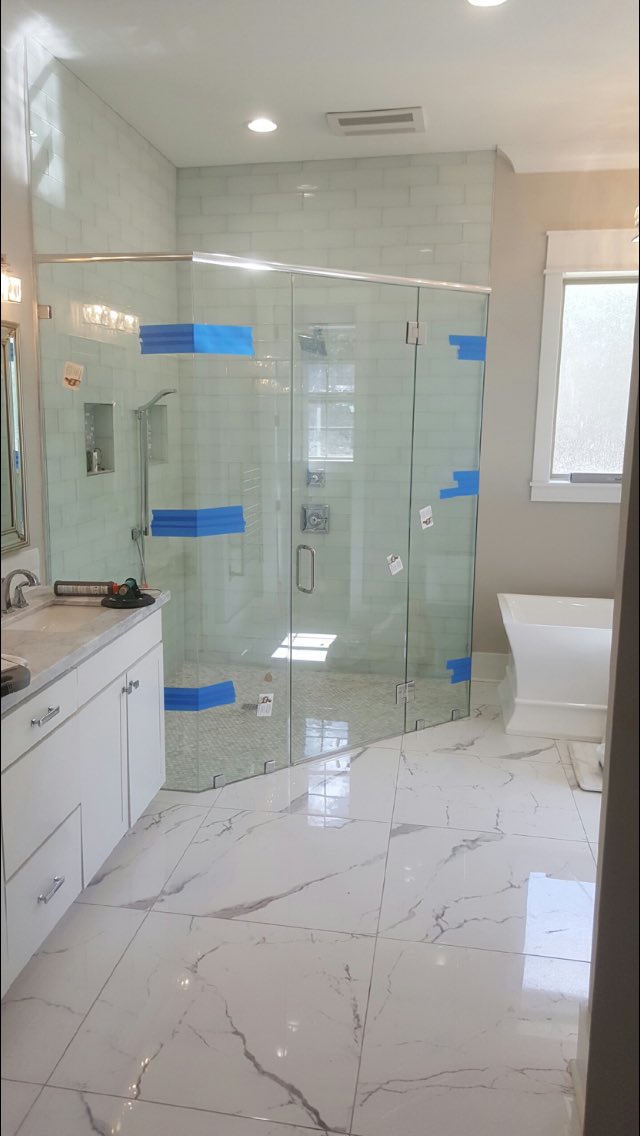 westcalglass's tweet photo. Come see how we can make your bathroom look like this. https://t.co/RMNnXYekmk
