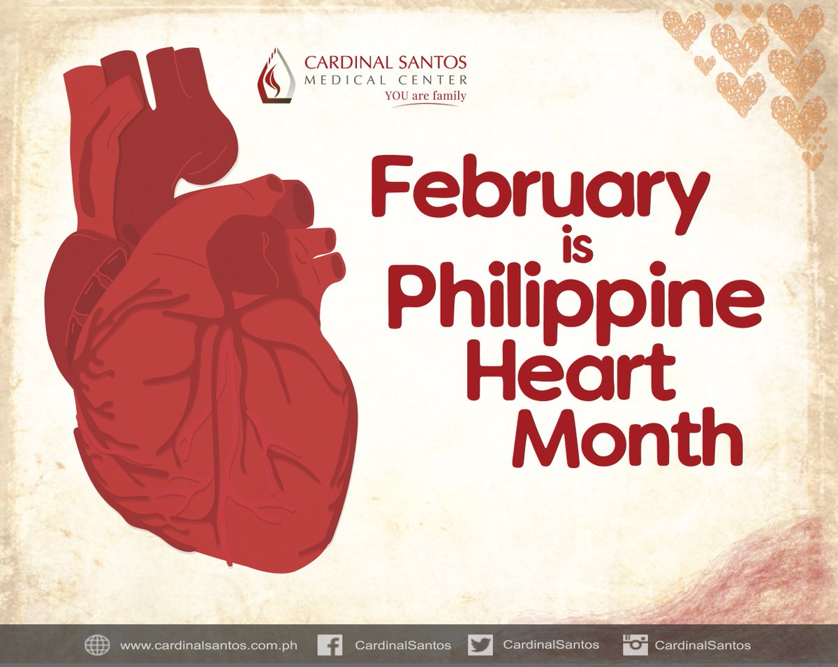 CardinalSantos's tweet photo. Take care of your heart because you only have one. Happy Heart Month from CSMC! <3 #csmccares #heart #csmcyouarefamily #csmc https://t.co/VG6yazcN84