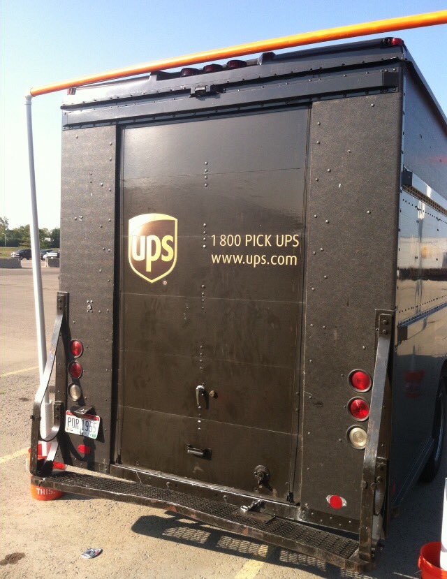 gregschneider24's tweet photo. Backing demo. Rules to backing. Only back when necessary. If must back, back to driver side. When in doubt- GET OUT AND LOOK. @UPSers #4foot https://t.co/R3z7fzKIGp