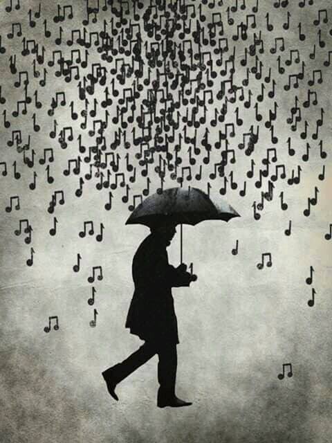 flying_mushroom's tweet photo. Music can turn the gloomy days into beautiful ones #music #heal #rain #umbrella https://t.co/WhA2HbE5bJ