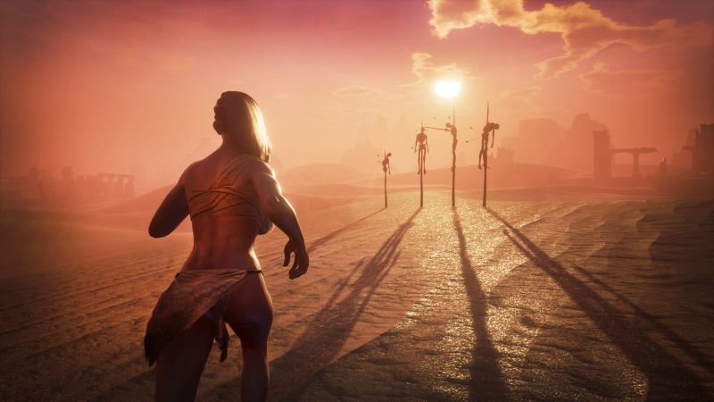Kotaku's tweet photo. Conan Exiles is still very early: https://t.co/EfkQy7ZxIt https://t.co/gbA54r9pEB