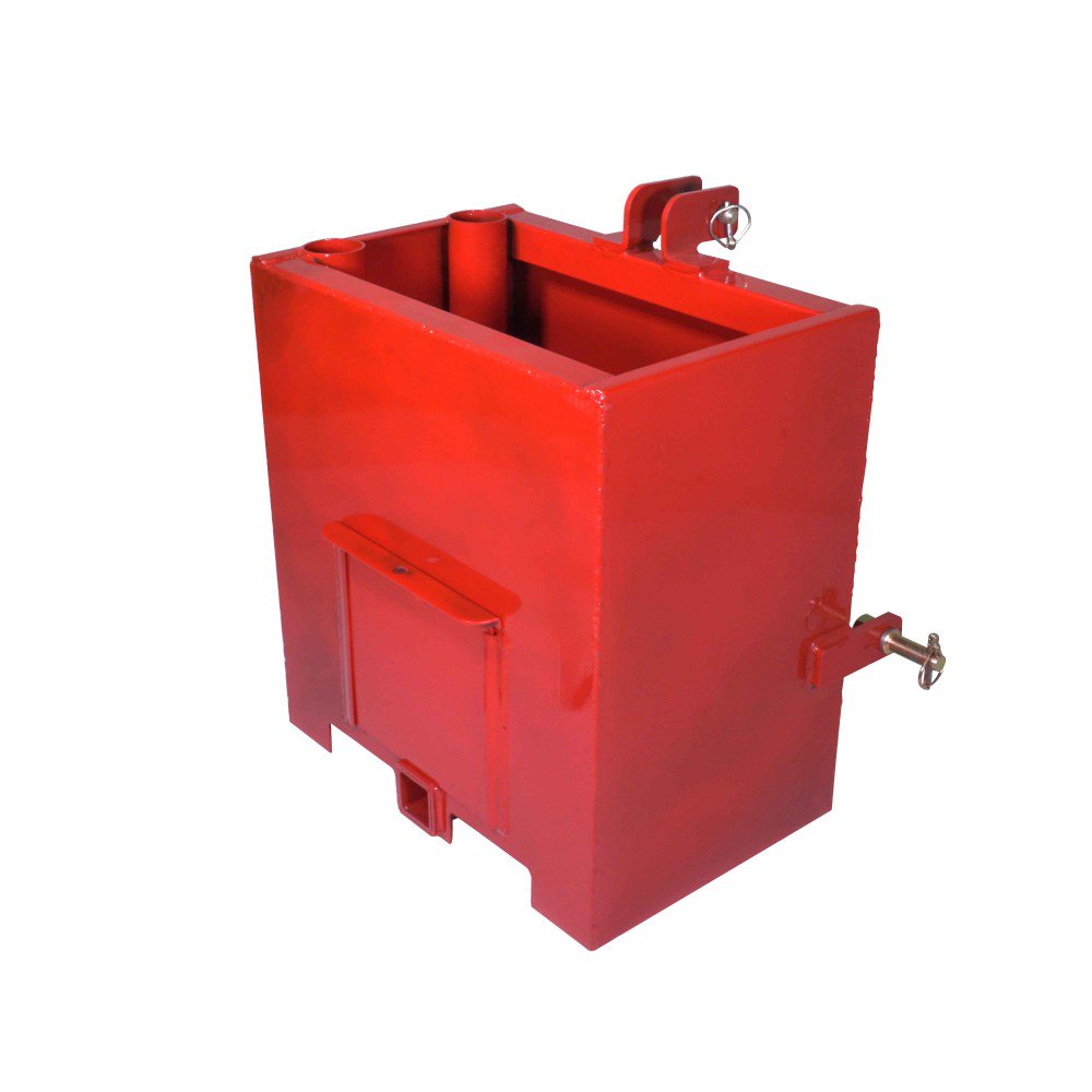 PalletForks's tweet photo. Ballast Boxes are Back! Perfect for any Cat 1, 3pt that needs counterweight. Add stones, concrete and more with easy sliding door clean out. https://t.co/1Kr2tWTy0p