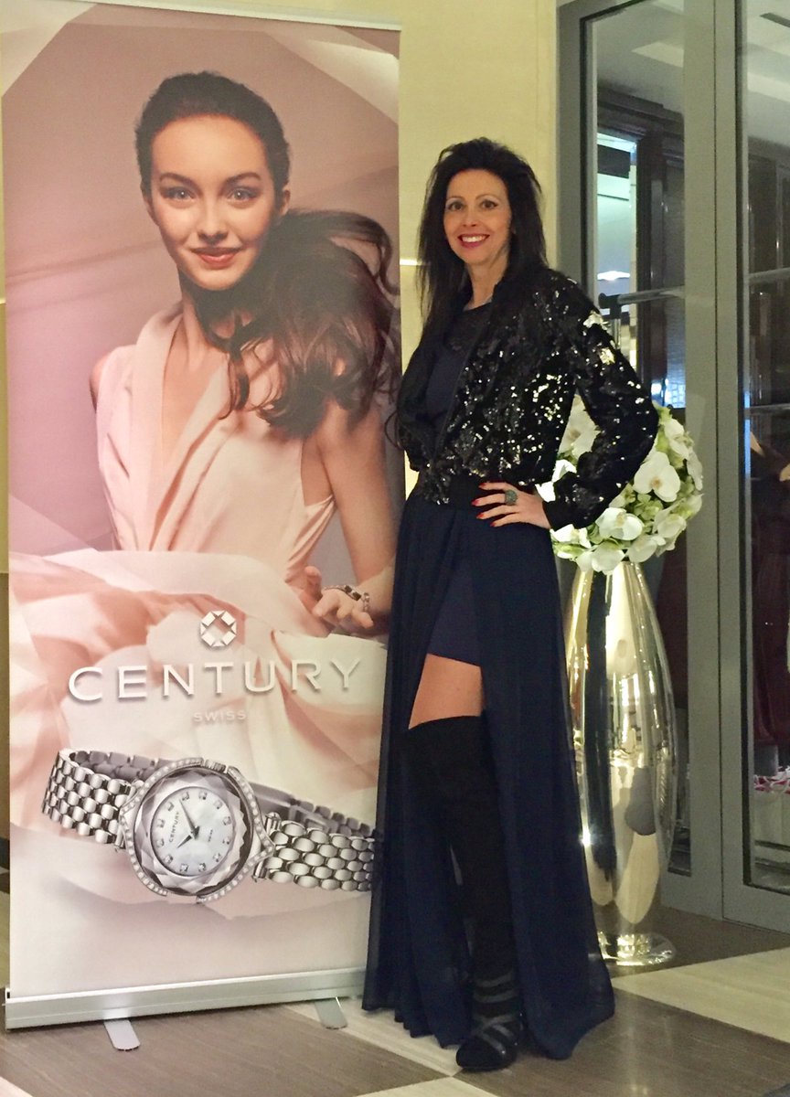 LorenaBaricalla's tweet image. Tonight at the Century event at Crem in Monaco! Art &amp;amp;perfection in swiss luxury watches, Wearing @elesitalia HS @DanieleRao #lorenabaricalla