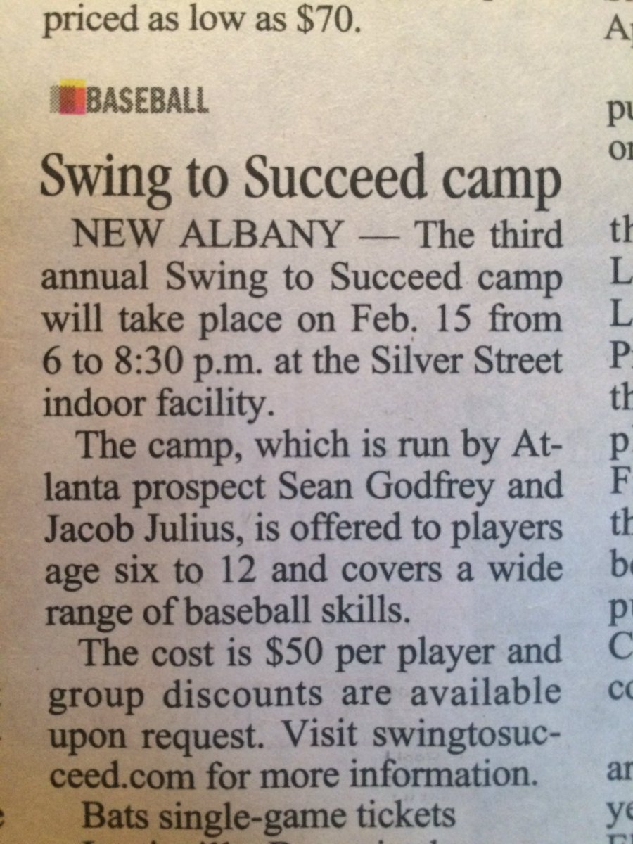 Swing to Succeed tweet media