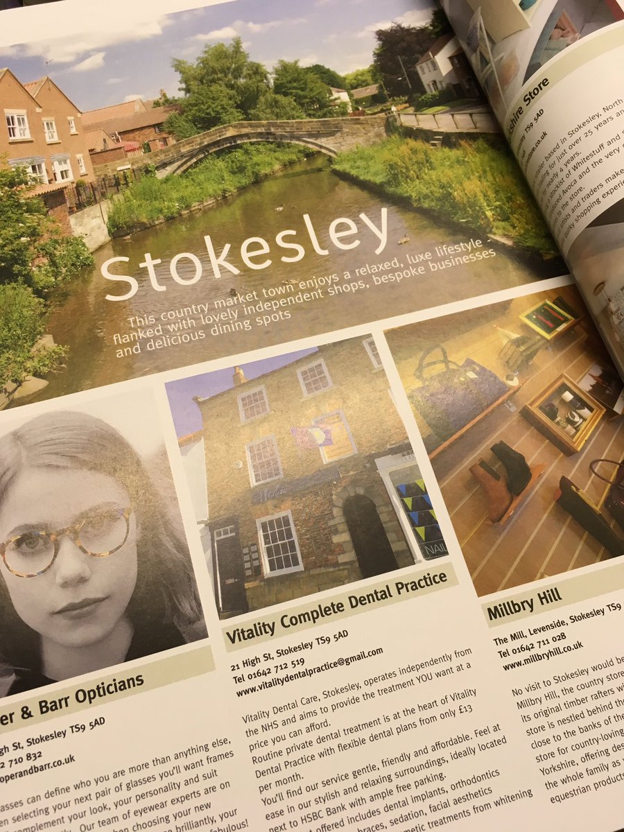 LevensideAssoc's tweet photo. Lovely seeing our river in @TheLuxeMagazine #Levenside #Stokesley https://t.co/1cAit6dNNs