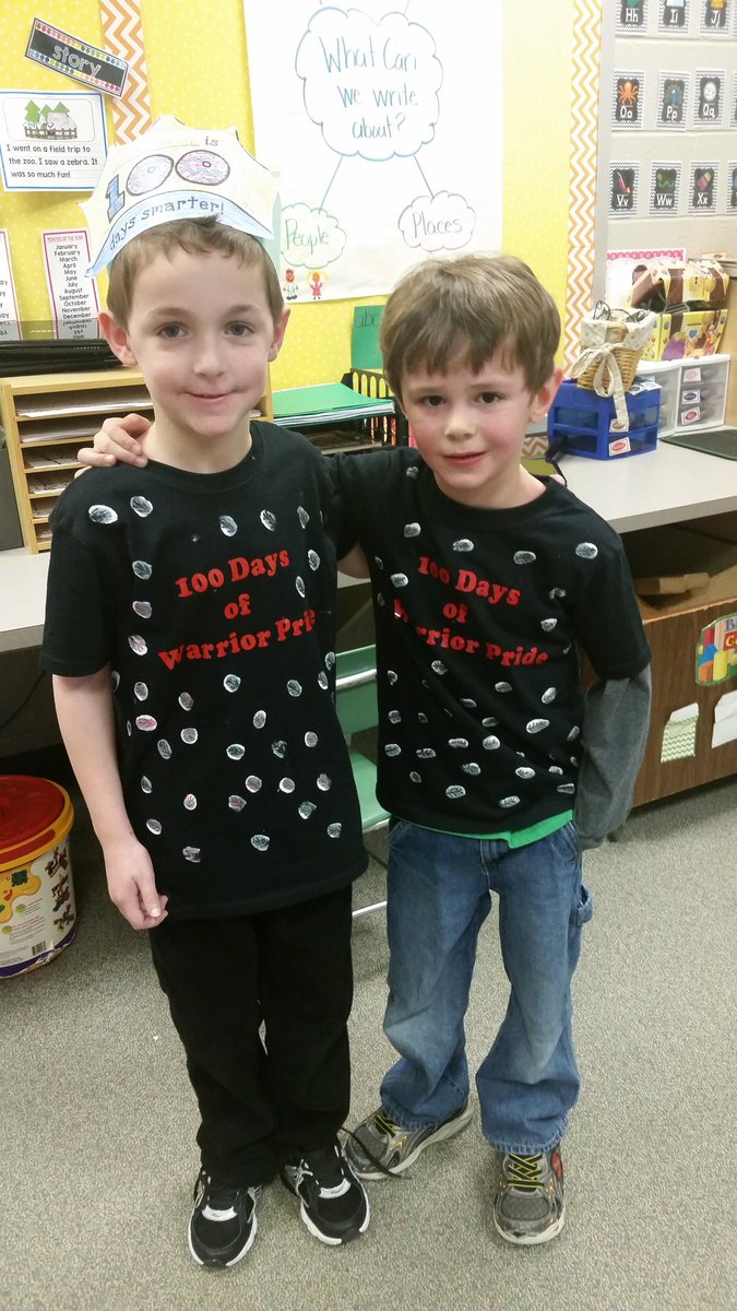 fearonsfirsties's tweet photo. We are 100 days smarter!! https://t.co/ajKy2eFjTQ