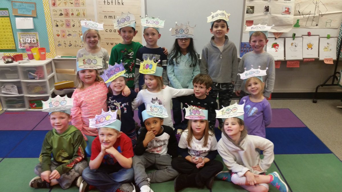 fearonsfirsties's tweet photo. We are 100 days smarter!! https://t.co/ajKy2eFjTQ