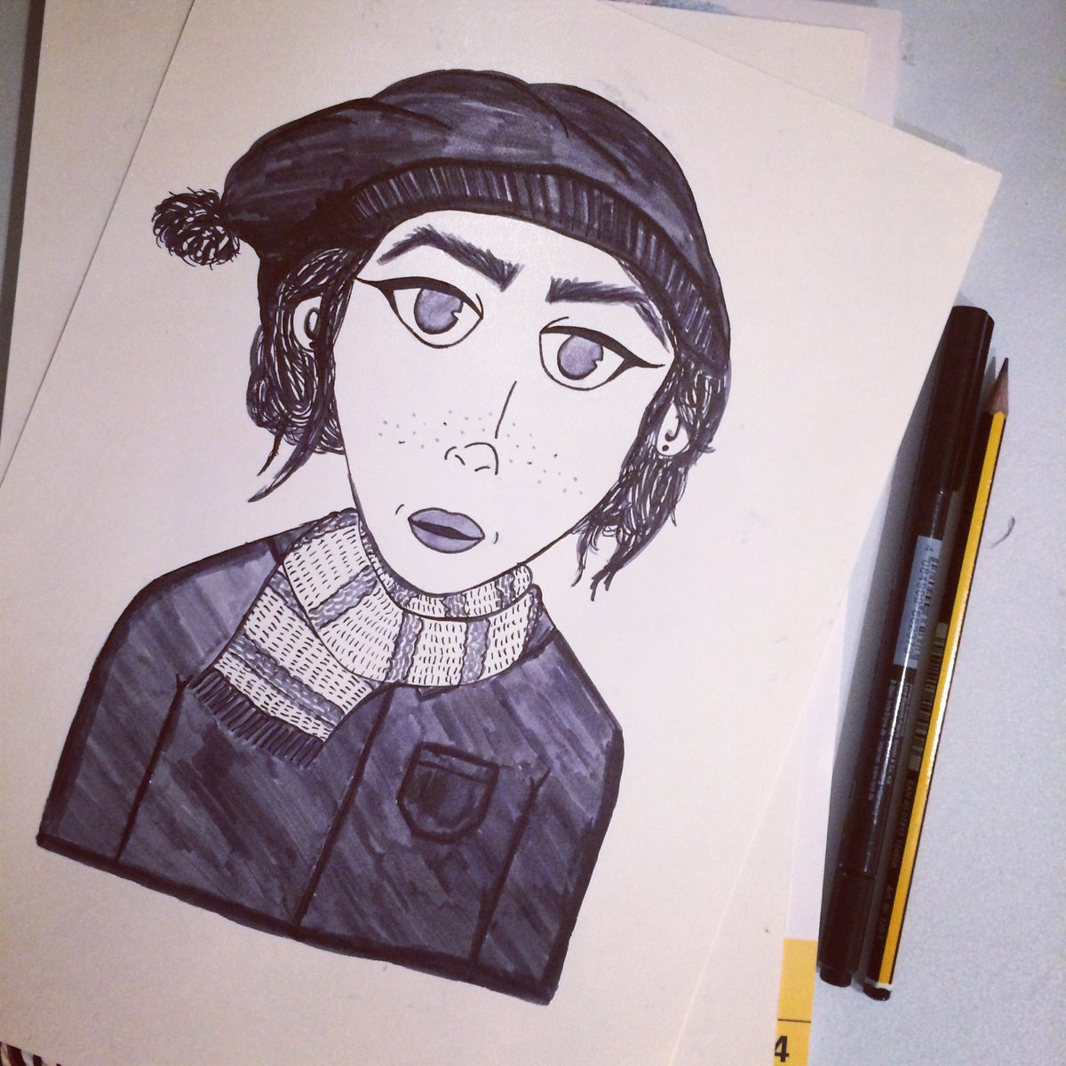 doodlesaurusart's tweet photo. Quick evening doodle 🖊
#dailydoodle #illustration #doodle #dailydoodle2017 https://t.co/4tKPm0fN9E