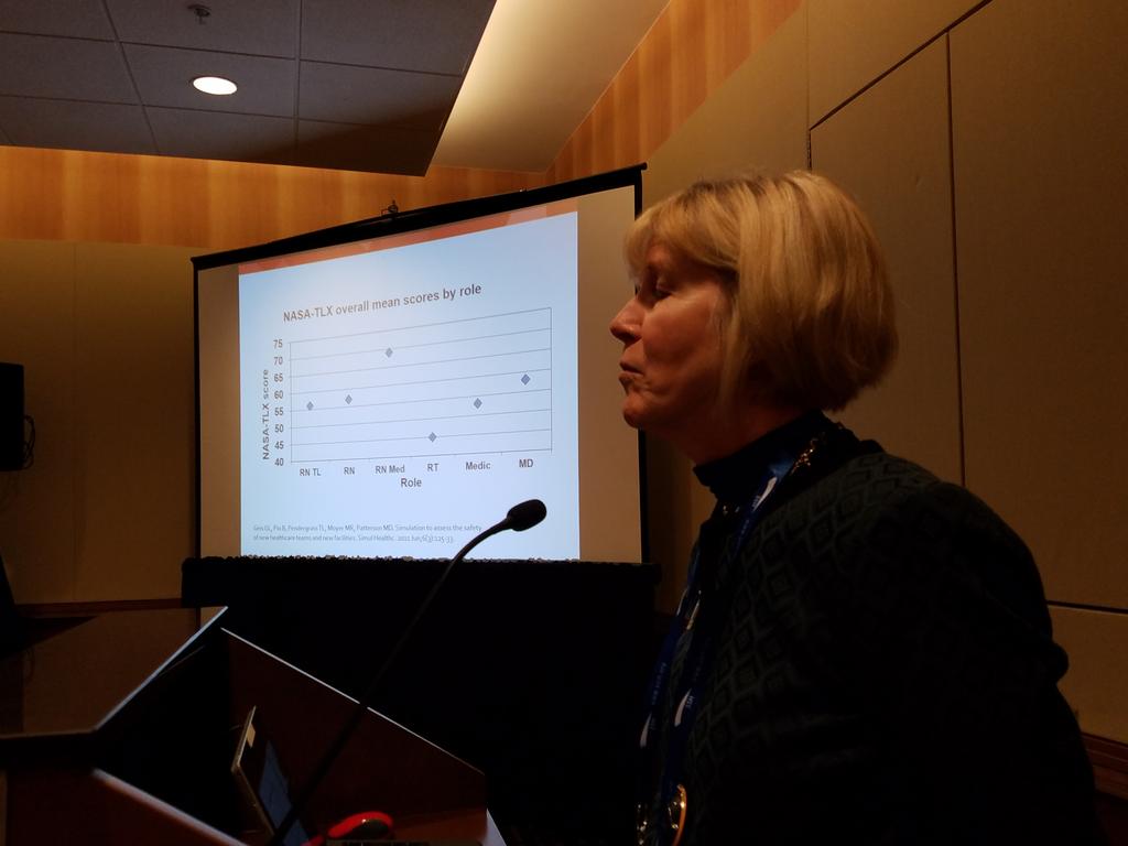Mary Patterson publicly acknowledges that nurses may have a higher workload than physicians #IMSH2017