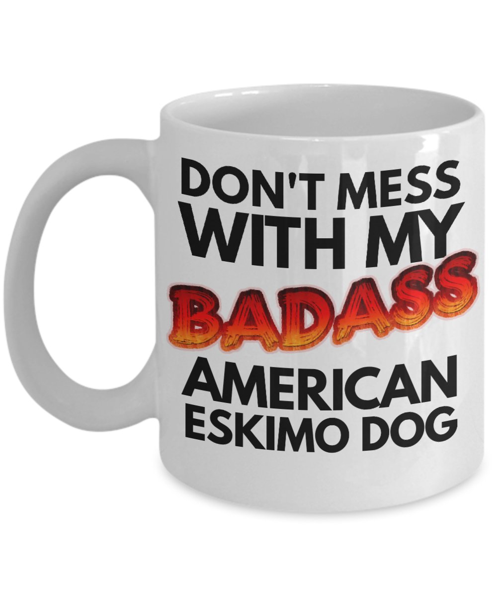 artsquaregal's tweet photo. American Eskimo Dog Mug "Don't Mess With My Badass American Es by AmendableMugs  https://t.co/hqwhaWFvyg #americaneskimodog https://t.co/17346hYh8L