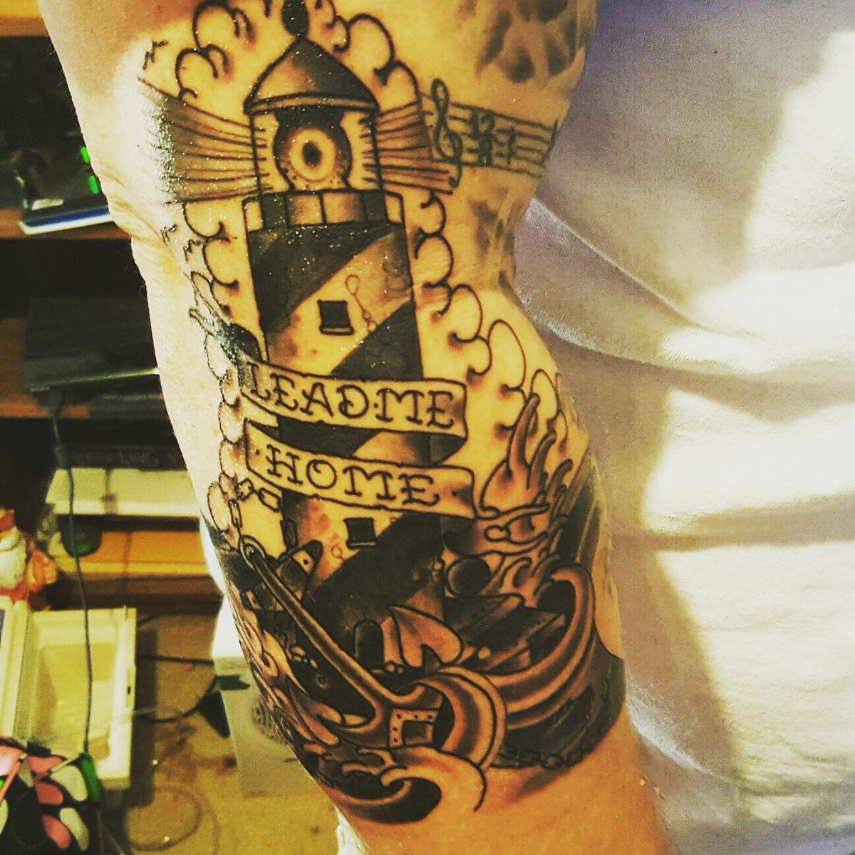 LCrumet's tweet image. Most recent #leadme #home #ink.#inkaddict #millertattoo #oldschool