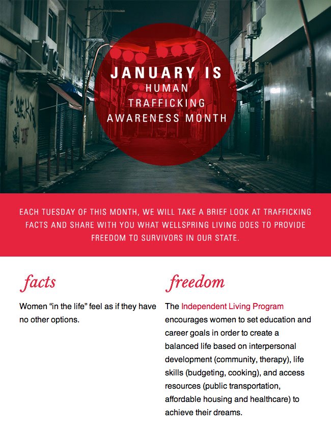 WellspringATL's tweet photo. Today was the last day of Human Trafficking Awareness Month. Tell us what you learned &amp; how you will bring awareness rest of the year. https://t.co/E0E6silY4L