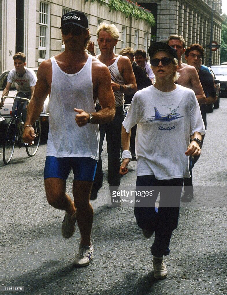 m_scrapbook's tweet photo. #Madonna with trainer #RobParr c. 1987. https://t.co/op9dG6QohN