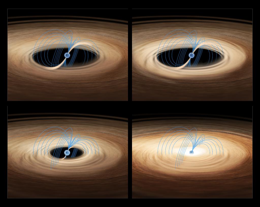 NASA's tweet photo. We may have solved a 40-year-old mystery surrounding the puzzling X-ray bursts in a binary-star system. Details: https://t.co/Cz19ZamYHl https://t.co/4dEDlCNMlZ
