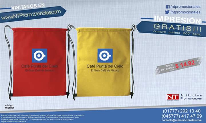 NagdaTech's tweet image. Contamos con los mejores artículos promocionales a los mejores precios.
Calidad y servicio.
NTPromocionales.com