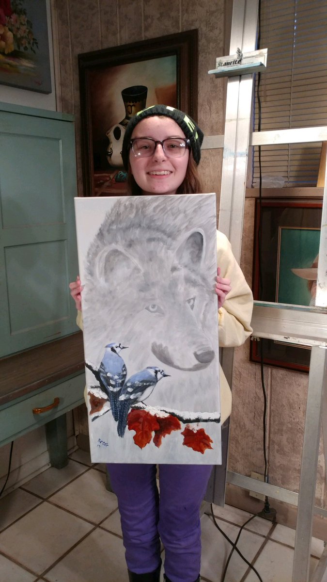 I finished my painting