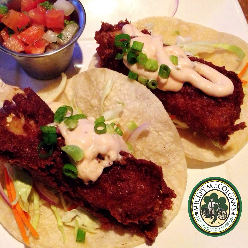 MickeyMcColgans's tweet photo. #TacoTuesday my friends. Great day for #HappyHour #Pint &amp; some #Guinness #BeerBattered #FishTacos #HermosaBeach #IrishPub #MickeyMcColgans https://t.co/mjzHaR7qvs
