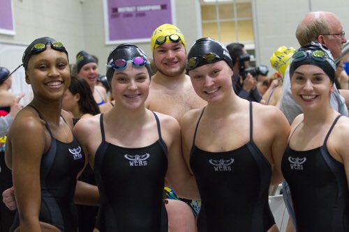 warhawkswimdive's tweet photo. The hawks had an incredibly successful OCC meet this weekend! With added points from boys and girls swimming and diving, we placed 3rd! https://t.co/pxSS50TKbo