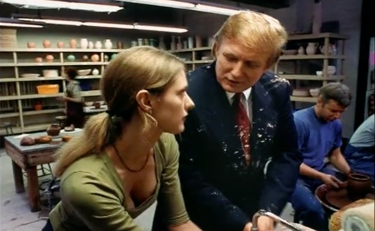 adland's tweet photo. Cozone - Donald Trump & Pottery (1998) #Trumpthrowback https://t.co/DjKcyTBJcf https://t.co/efkjuJ7ykR