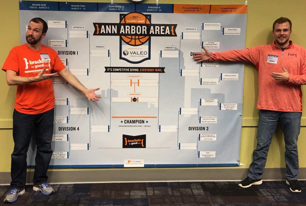 MATTorMAC's tweet photo. The Ann Arbor Area bracket is now live at https://t.co/9aEkxOxlkP! Here we go #BFGA3 !! https://t.co/bFaRbODrMH