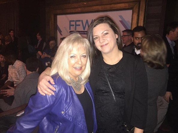 GlobalWideMedia's tweet photo. Connecting with old friends from @MetrolandMedia at the @TorontoStar's #FFWD2017 party. #GWMbuzz https://t.co/44dhi7ZbqB