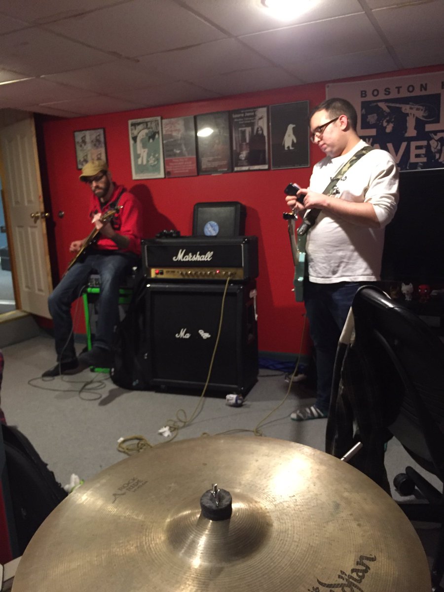 Wish we could write these new songs but Elio keeps playing thunderstruck. Dude SUCKS