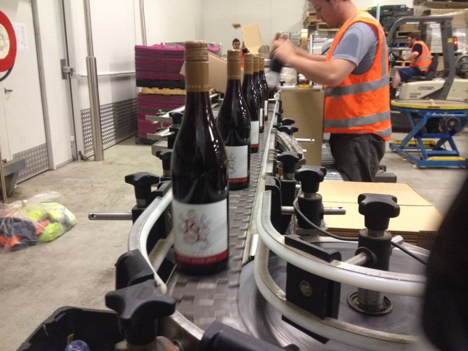 Bottling day <a href="/RelbiaEstate/">Relbia Estate Wines</a> #hopenothingbreaks!