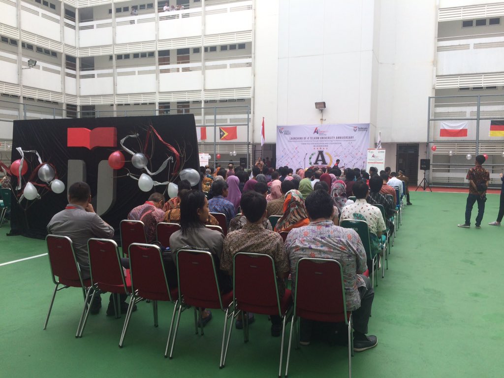 KPM_TelU's tweet photo. 📣📣📣
[LT]
Launching of 4th Telkom University Anniversary and in Achieving "A" Acredited. https://t.co/7EIlKSywOD